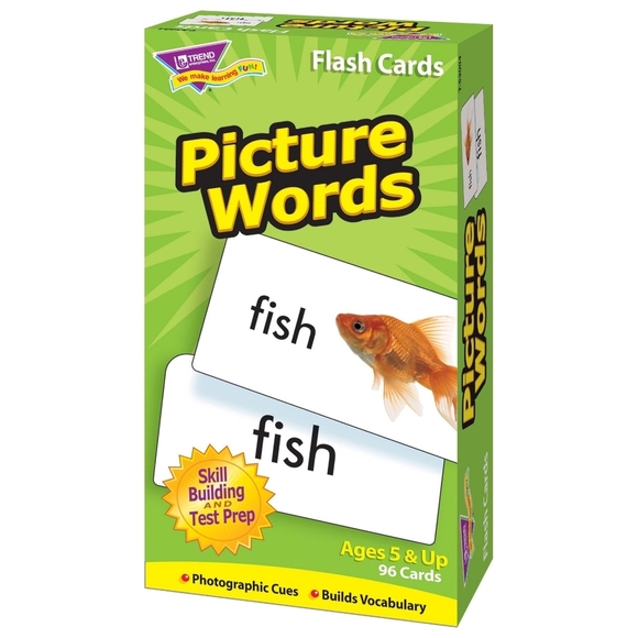 Trend Enterprises Picture Words Skill Drill Flash Cards Age 5 & Up - Picture 2 of 4